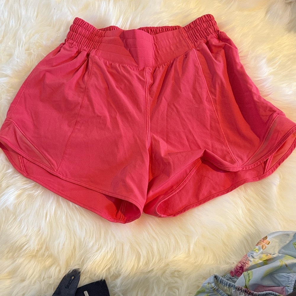 Lululemon Athletica Pink hottie hot Athletic Shorts